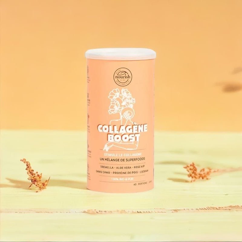 COLLAGÈNE BOOST - Aloe verra, Lucuma, Rosehip, Camu camu, Tremella - E-picerie Fine